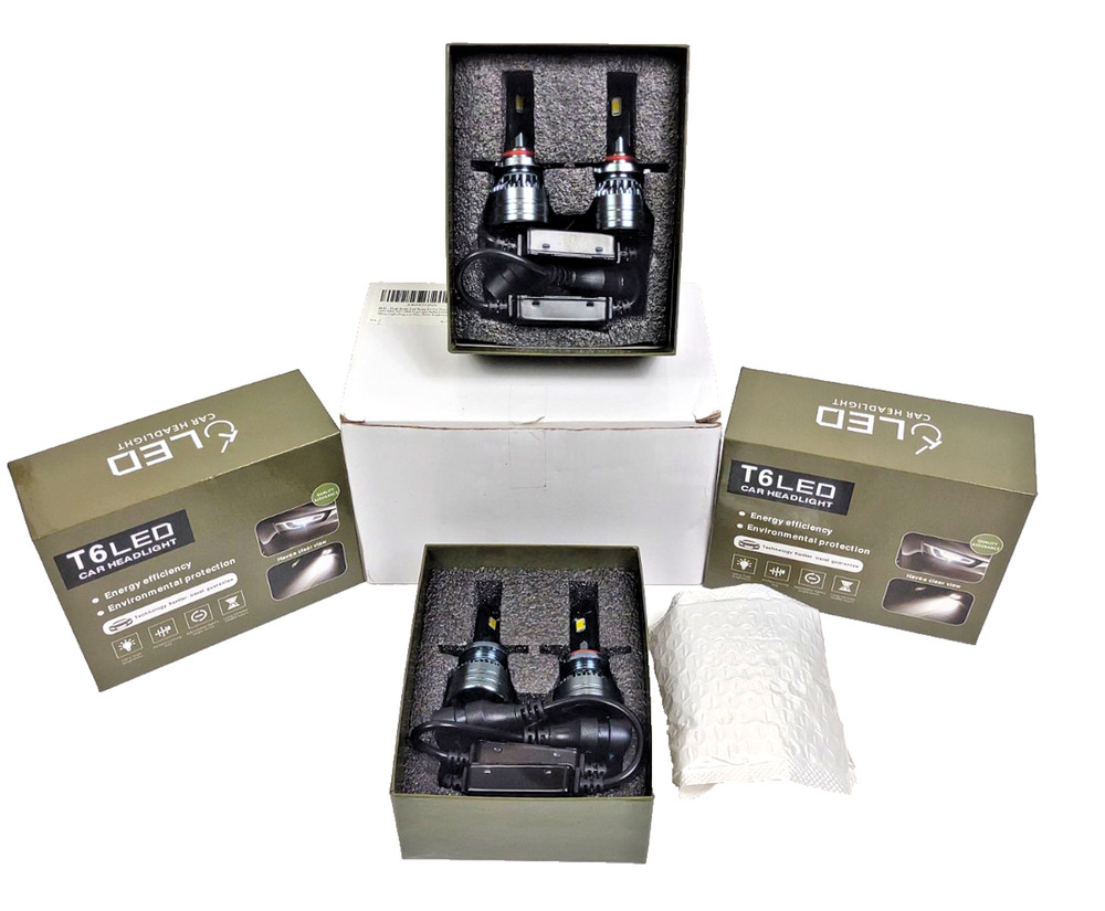 For Toyota Corolla 2005 2006 2007 2008 6x LED Headlight + Fog Light Bulbs Kit